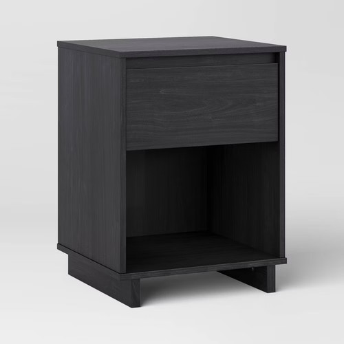 Modern nightstand black - nightstand,
